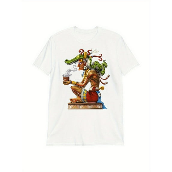 Mayan God Itzamna T-Shirt, Mayan Mythology Shirt, Aztec Gods Tee, Ancient Mayan Tee, Mayan Clothing, Mayan Clothes, Mayan Apparel