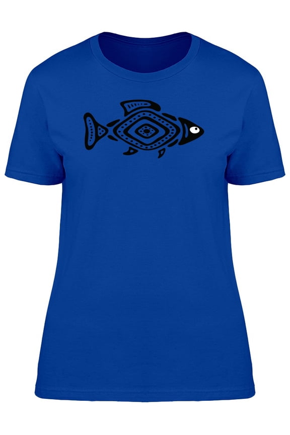 Mayan Style Fish T-Shirt Men -Image by Shutterstock, Male x-Large