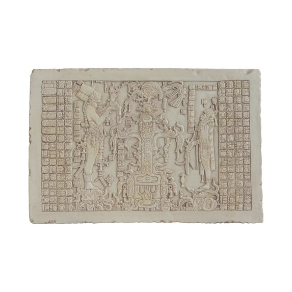 Mayan Tree of Life Wall Plaque, 11.5 Inches