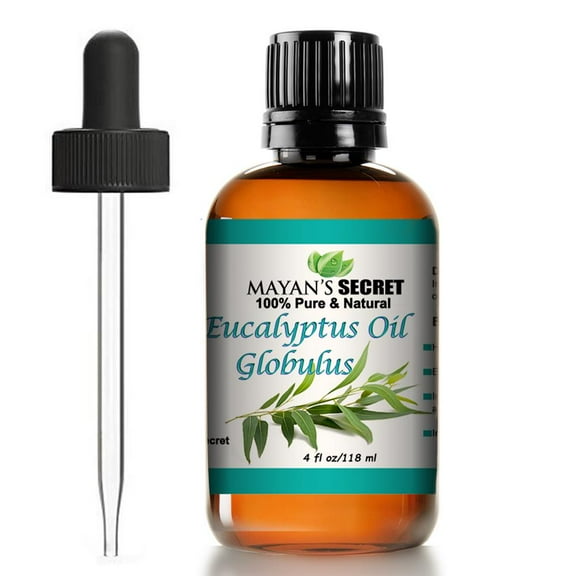 Mayan's Secret Organic Eucalyptus Globulus Essential Oil, Aromatherapy for Clear Breathing,100% Pure, Therapeutic Grade - 4fl oz