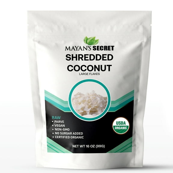 Mayan's Secret Organic Shredded Coconut (Large Flakes)