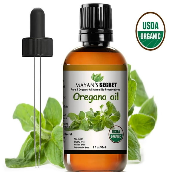 Mayan's Secret Organic Therapeutic Grade Oregano Essential Oil - Perfect for Aromatherapy, Relaxation, Skin Therapy - Natural USDA Certified- 1oz