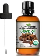Mayans Secret Clove Stem Essential Oil 1 oz for Diffuser, Home & DIY Use