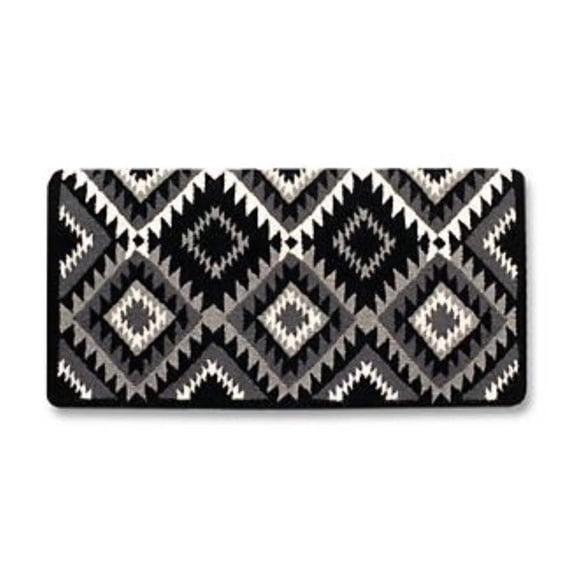 Mayatex Cactus Flower Saddle Blanket Black