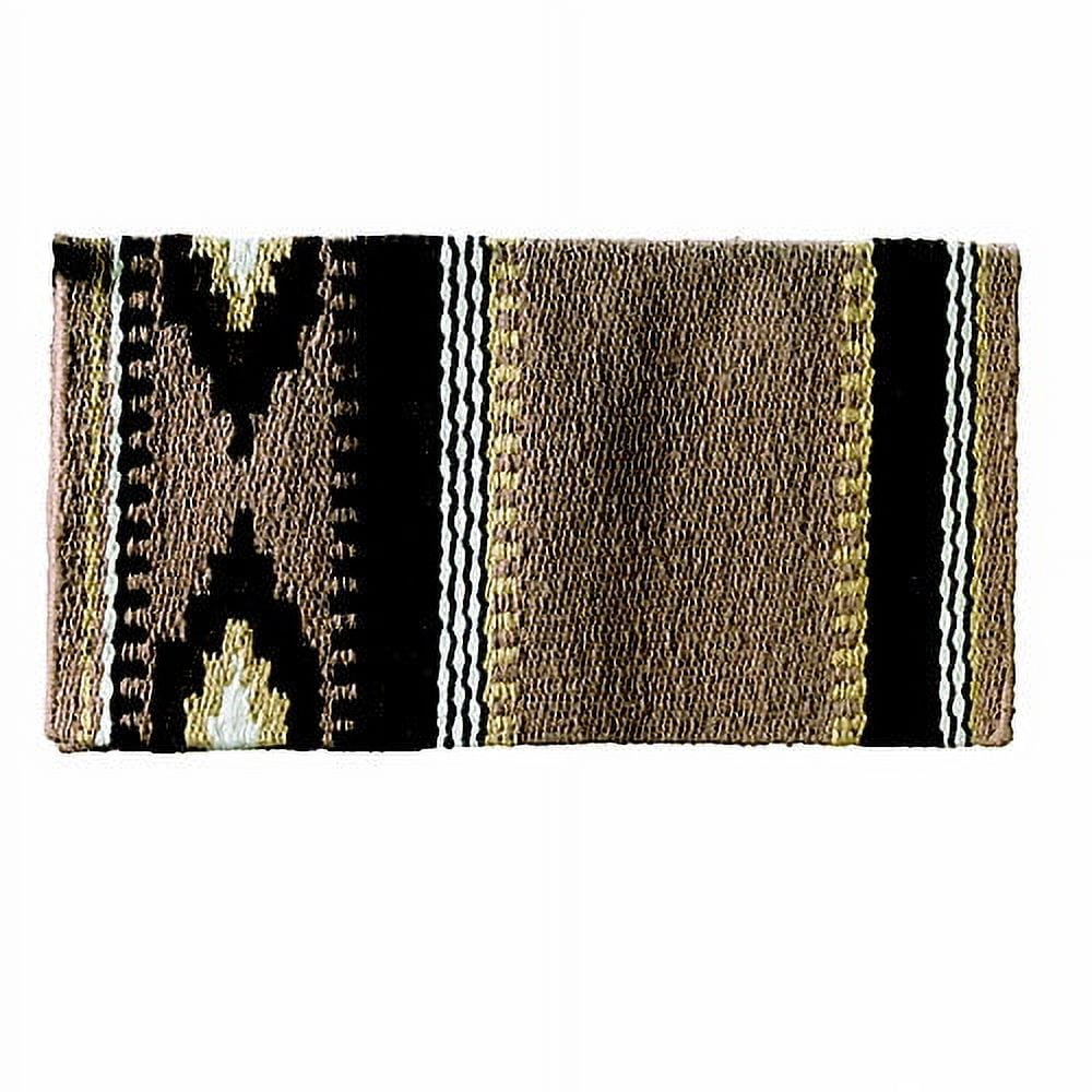 Mayatex Cowtown NZ Wool Saddle Blanket Fawn/Black/