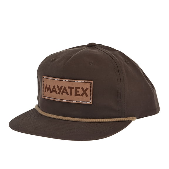 Mayatex Mocha with Khaki Rope Leather Patch Logo Cap