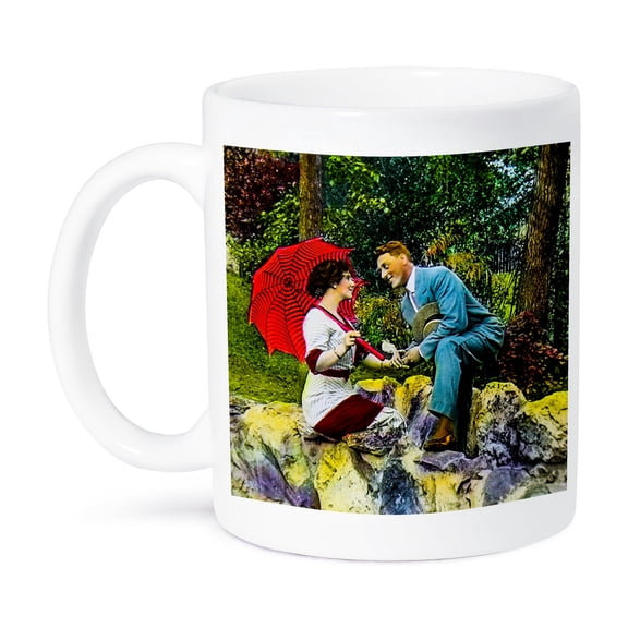 3dRose, Maybe That Is Why Im Lonely Song Story Slide Vintage 1911, 11oz Mug