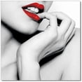 thumbnail image 1 of Maybe Wall Art, Red, White & Grey, 1 of 1