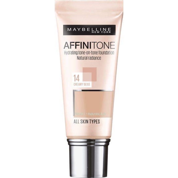Maybelline New York Affinitone Foundation- 14 Creamy Beige