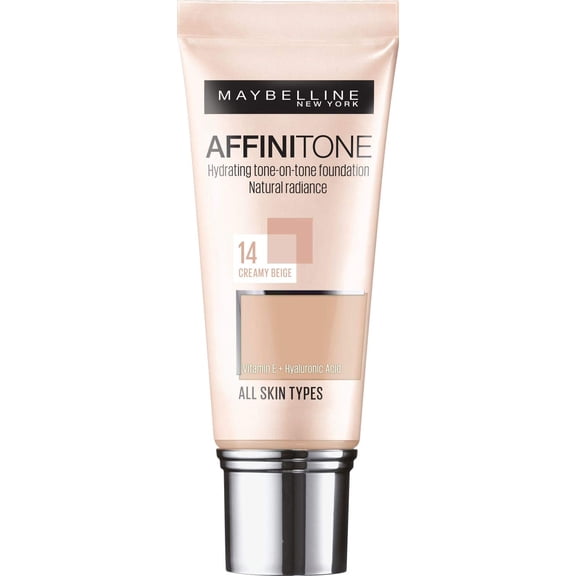 Maybelline New York Affinitone Foundation- 14 Creamy Beige