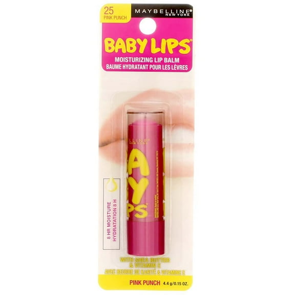 Maybelline Baby Lips Moisturizing Lip Balm 25 Pink Punch 0.15 oz