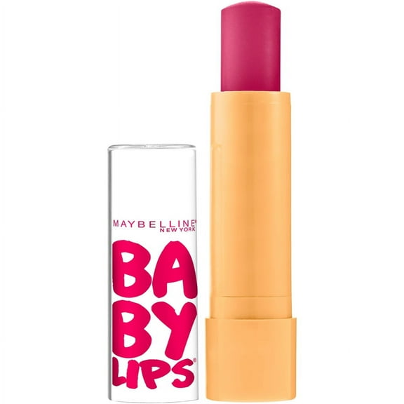 Maybelline Baby Lips Moisturizing Lip Balm, Cherry Me, Stocking Stuffers 0.15 oz.