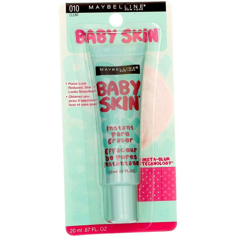 Maybelline Baby Skin Instant Pore Eraser, Clear 10, 0.67 fl oz (2 Pack)  (Bundle)