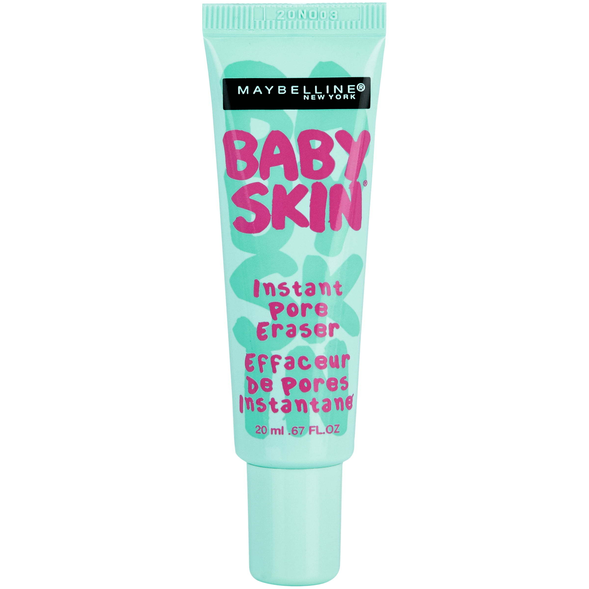 oz Eraser Baby Clear, 0.67 Instant Pore Skin Primer, Maybelline fl