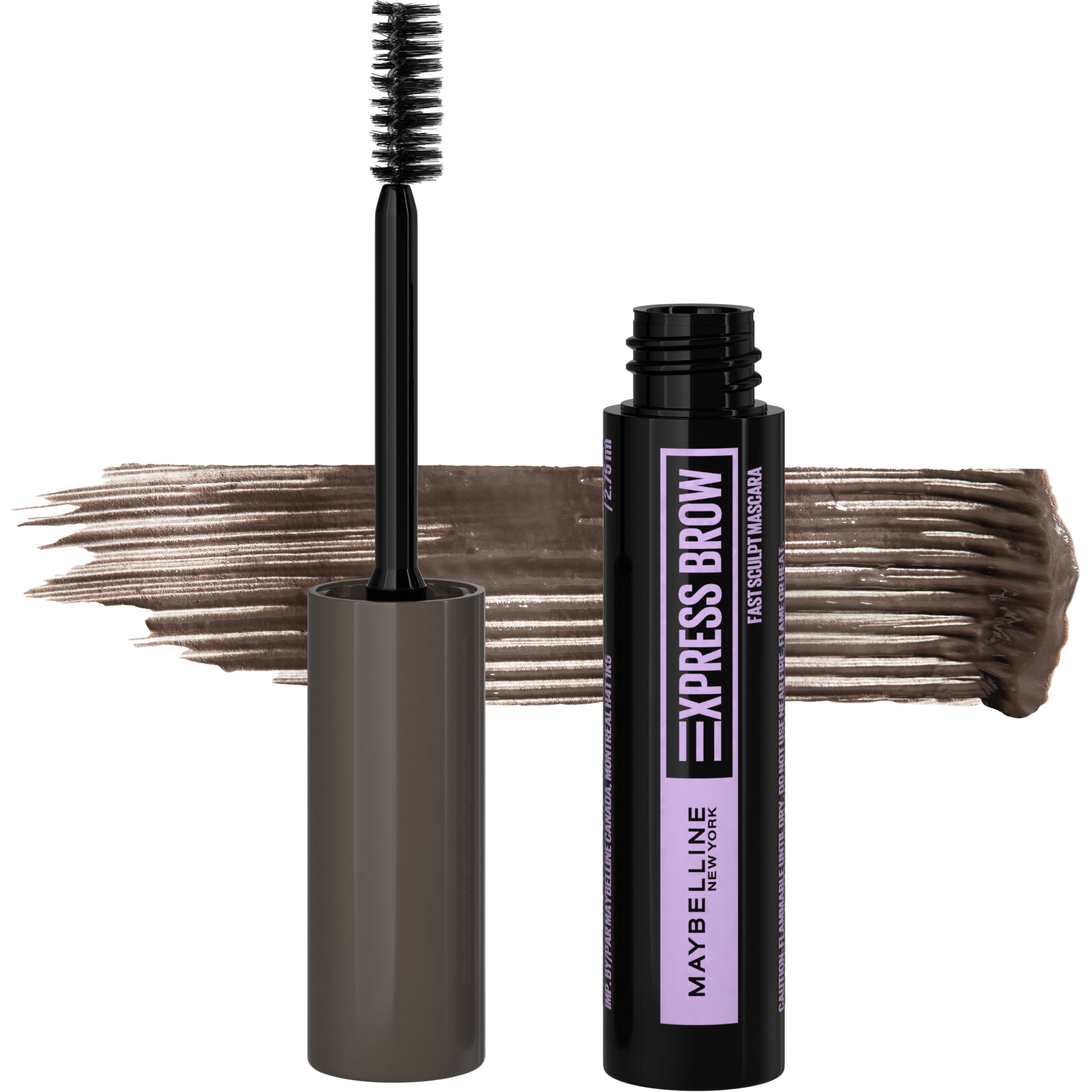 Maybelline Brow Fast Sculpt Eyebrow Gel Mascara, Medium Brown