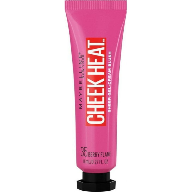 Maybelline Cheek Heat Gel-Cream Blush, Face Makeup, Berry Flame, 0.27 fl oz