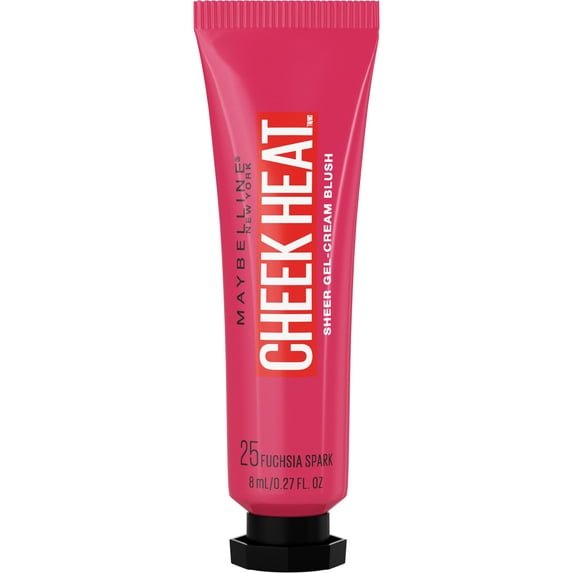 Maybelline Cheek Heat Gel Cream Blush, Face Makeup, Fuchsia Spark, 0.27 oz