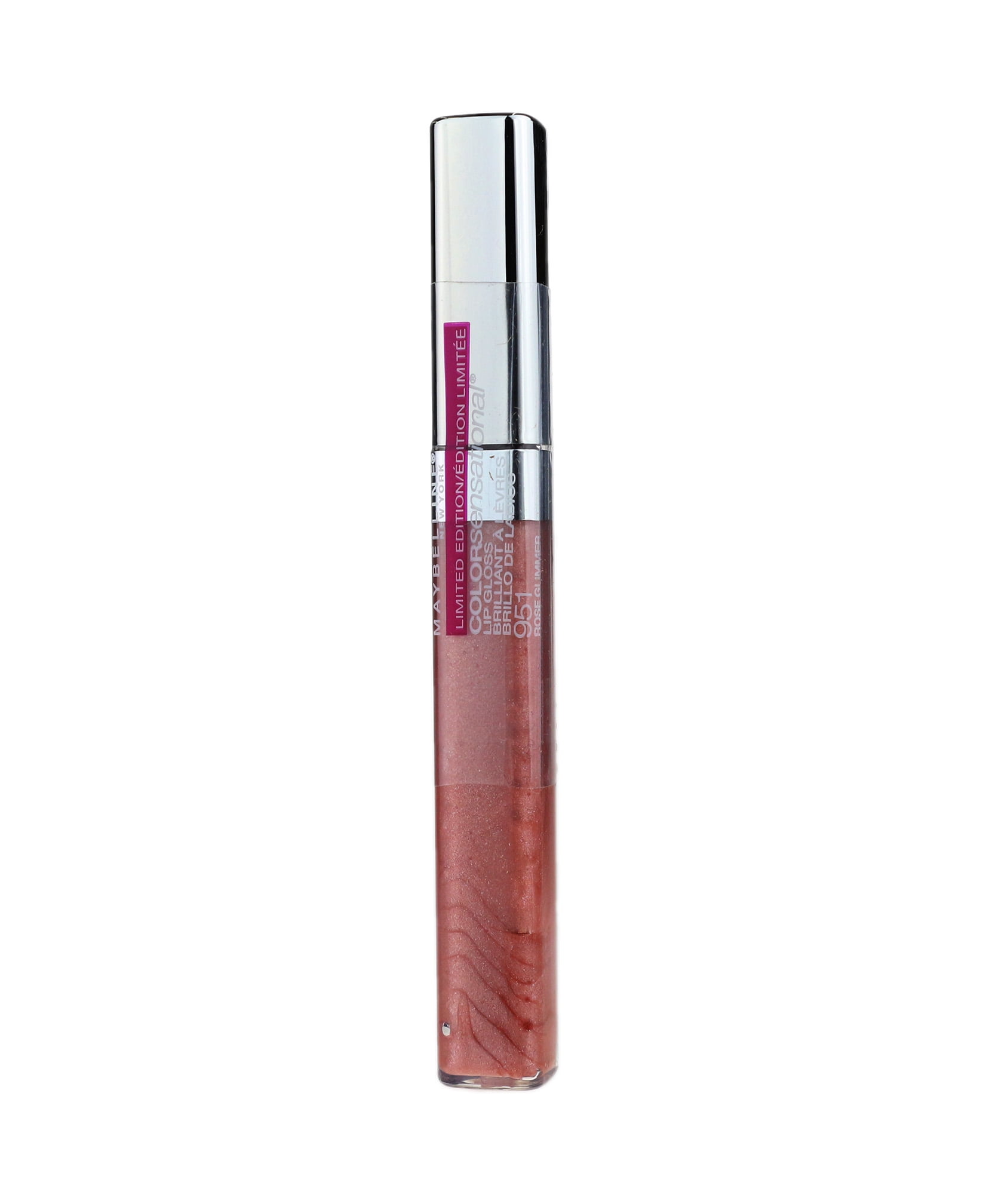 Maybelline Color Sensational Lip Gloss '951 Rose Glimmer' 0.23Oz/6.8ml