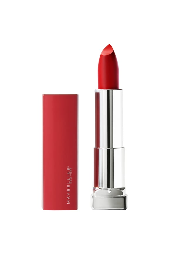 Color Sensational Made For All Lipstick, Red For Me, Matte Red Lipstick, 0.15 oz.