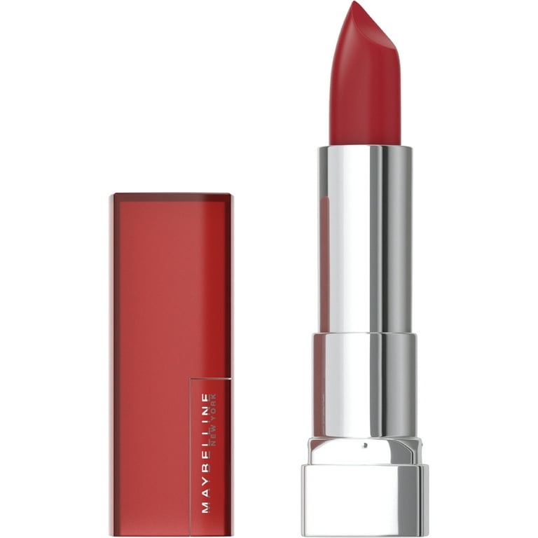 Sensational Finish Maybelline Lipstick, Matte Wine Divine Color