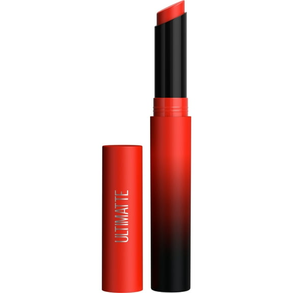 Maybelline Color Sensational Ultimatte Slim Lipstick Makeup, More Scarlet, 0.06 oz.
