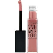 Maybelline Color Sensational Vivid Matte Liquid Lipstick, Nude Thrill