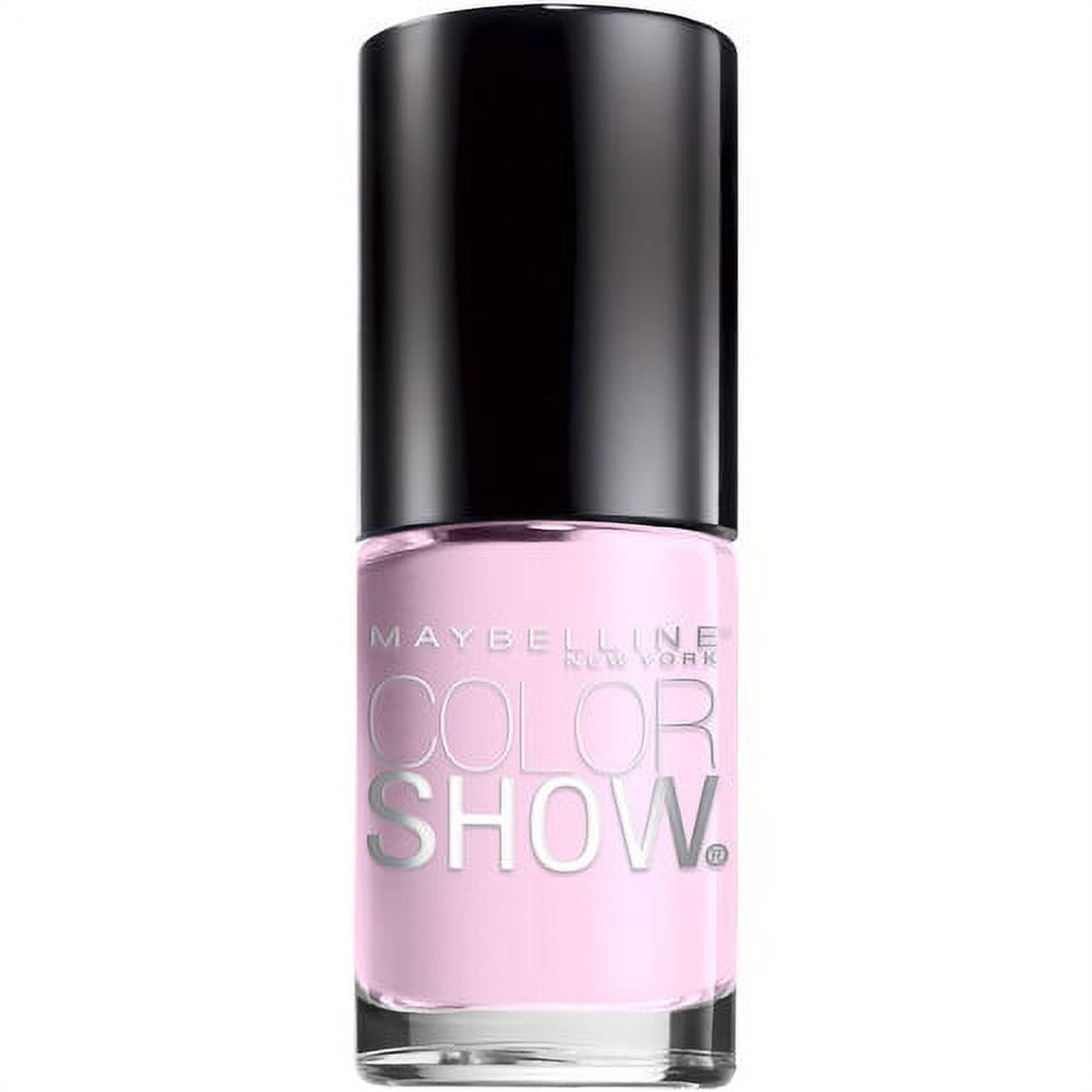 Maybelline Nail Polish Color Show 0.2oz 83 Pink Bikini Rose 60 Seconds |  eBay