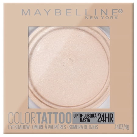 Maybelline Color Tattoo Up To 24HR Longwear Cream Eyeshadow Makeup, Front Runner, 0.14 oz