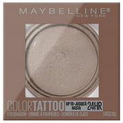 Maybelline Color Tattoo Up To 24HR Longwear Cream Eyeshadow Makeup, High Roller, 0.14 oz
