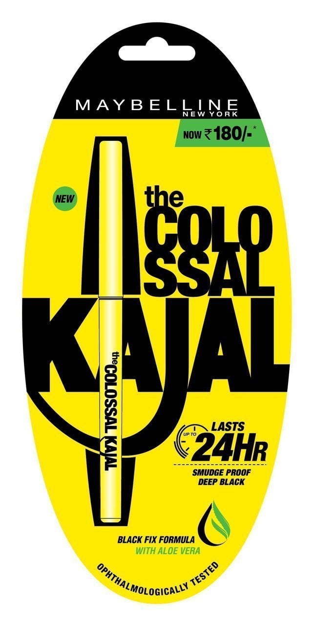 Colossal Kajal Eyeliner Pencil Black 10 Black Smudge Proof -