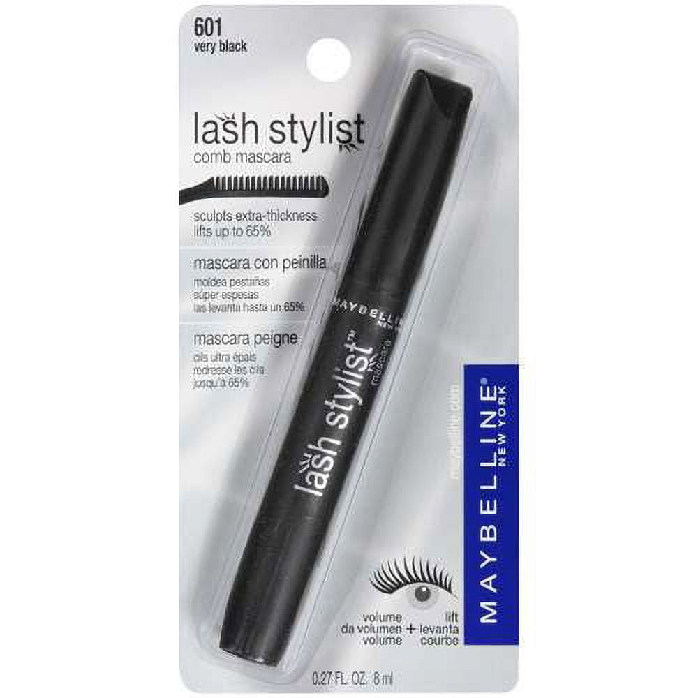 Maybelline Comb Lash Stylist Mascara, 601 Very Black, .27 fl oz