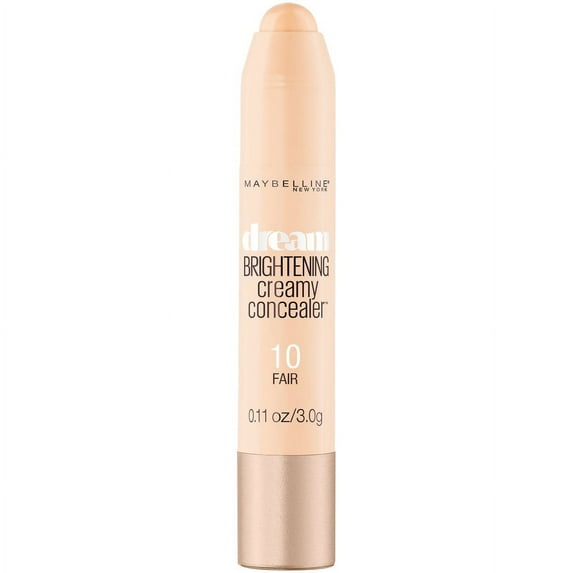 Maybelline Dream Brightening Creamy Concealer, 10 Fair, 0.11 oz