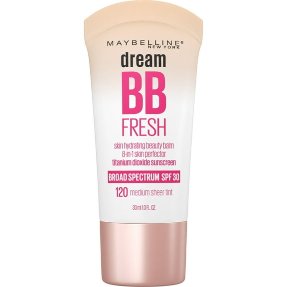 Maybelline Dream Fresh BB Cream 8 in 1 Skin Perfector, Medium, 1 fl. oz.