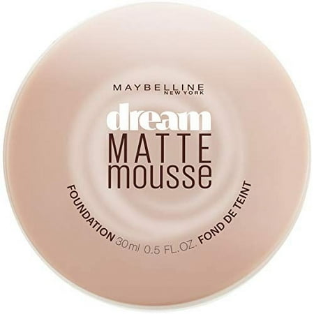 Maybelline Dream Matte Mousse Foundation, Creamy Natural, 0.5 fl. oz. (Packaging May Vary)