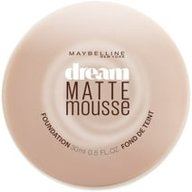 Maybelline Dream Matte Mousse Foundation Makeup, 20 Classic Ivory, 0.64 oz