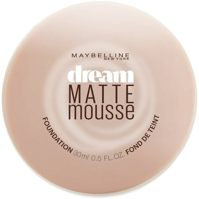 Maybelline Dream Matte Mousse Foundation Makeup, 80 Medium Beige, 0.64 oz
