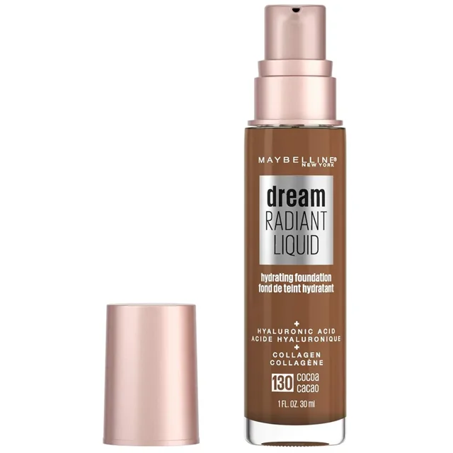 Maybelline Dream Radiant Liquid Makeup, Liquid Foundation, Cocoa, 1