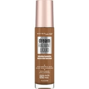 Maybelline Dream Radiant Liquid Medium Coverage Hydrating Foundation, Mocha, 1 fl. oz.