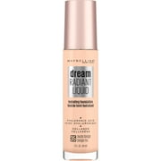 Maybelline Dream Radiant Liquid Medium Coverage Hydrating Foundation, Nude Beige, 1 fl oz