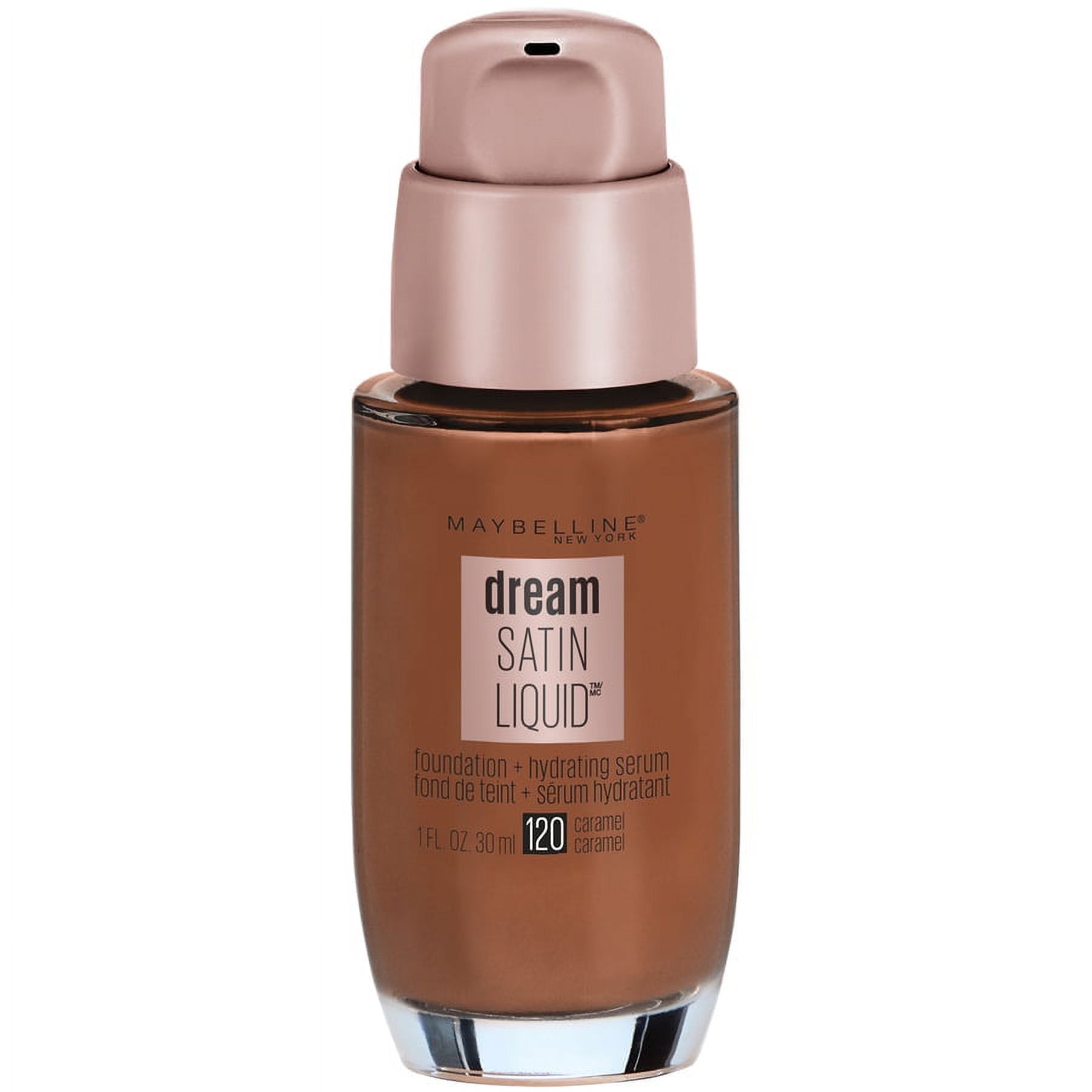 Maybelline Dream Satin Liquid Foundation Makeup for All Skin, Caramel, 1 fl oz - image 1 of 6