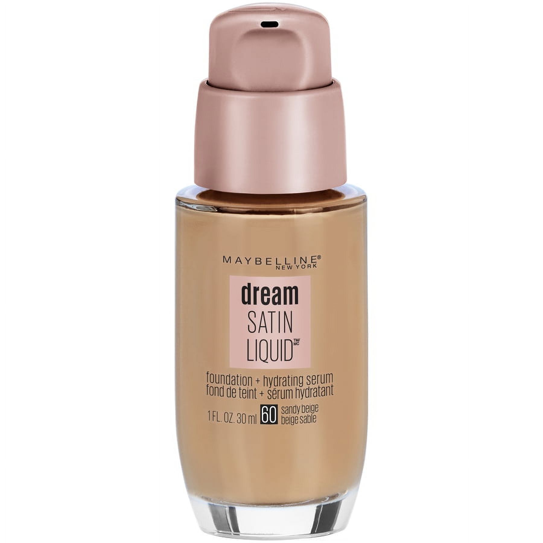 Maybelline Dream Satin Liquid Foundation Makeup for All Skin, Sandy Beige, 1 fl oz - image 1 of 6
