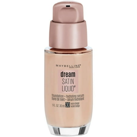 Maybelline Dream Satin Mousse Foundation Makeup, 30 Ivory Beige, 1 fl oz