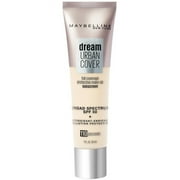 Maybelline Dream Urban Cover Full Coverage Foundation, SPF 50, Porcelain, 1 fl. oz.
