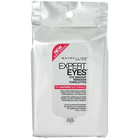 Maybelline Eye Makeup Remover Towelettes Expert Eyes 50 Ct