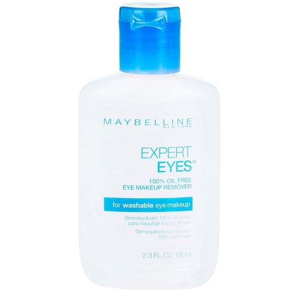 Maybelline Expert Eyes Oil-Free Eye Makeup Remover, For Washable Eye Makeup, 2.3 Fl. Oz. Packaging May Vary
