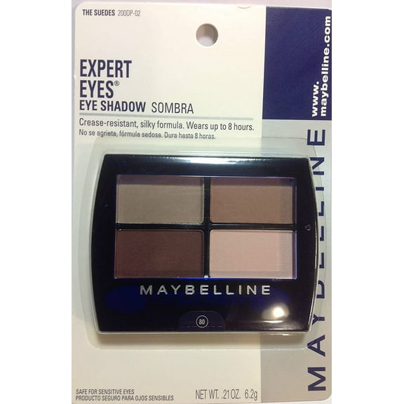 Maybelline Expert Eyes Quad Eye Shadow (the Suedes) Full Size.