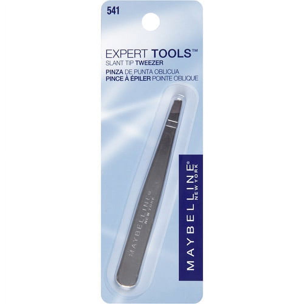 Maybelline Expert Tools Slant Tip Tweezer, Stainless Steel