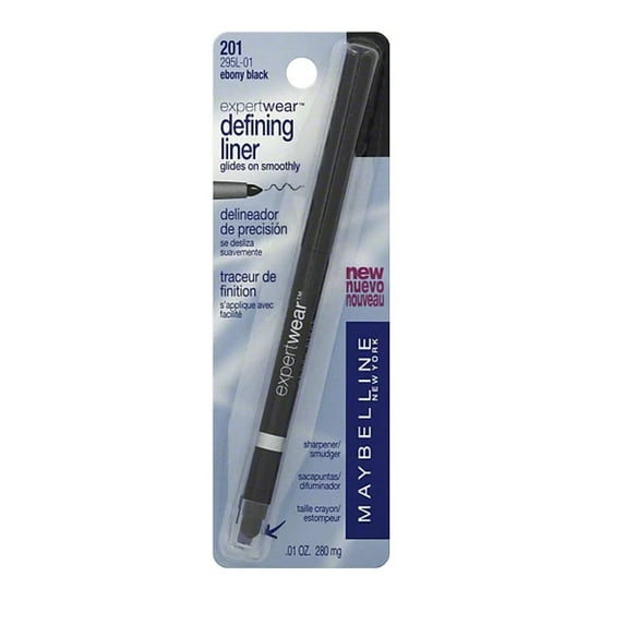 Maybelline Expertwear Defining Liner Eyeliner, 201 Ebony Black