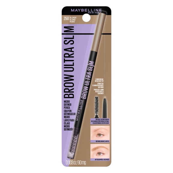 Maybelline Express Brow Ultra Slim Pencil Eyebrow Makeup, Blonde