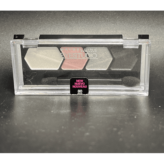 Maybelline EyeStudio Color Plush Silk Eye Shadow Quad Palette, Pink Persuasion